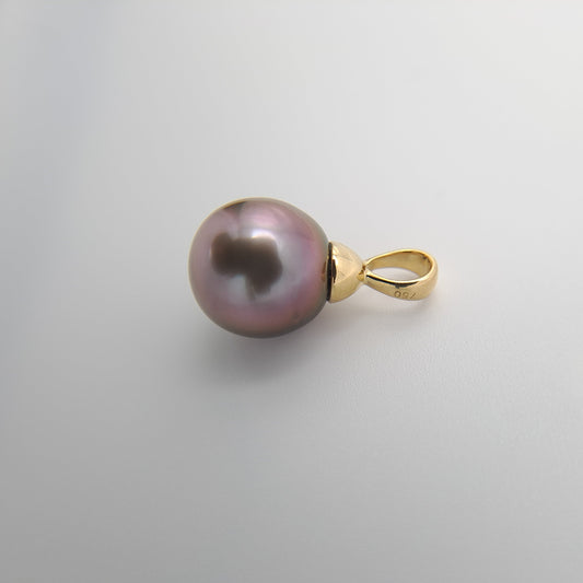 Pendentif en Or 18K et Perle de Tahiti Semi-Baroque B (AA)