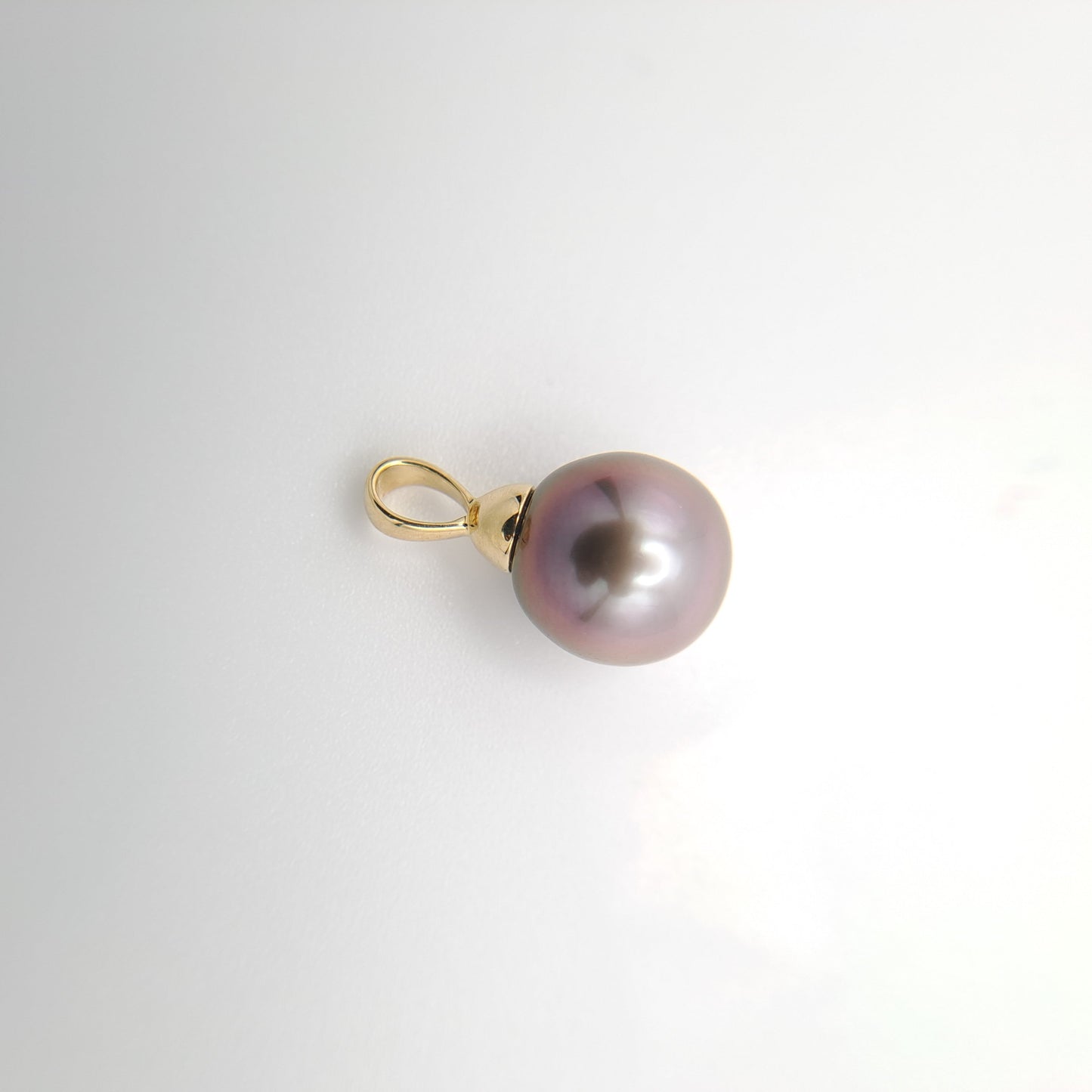 Pendentif en Or 18K et Perle de Tahiti Semi-Baroque B (AA)