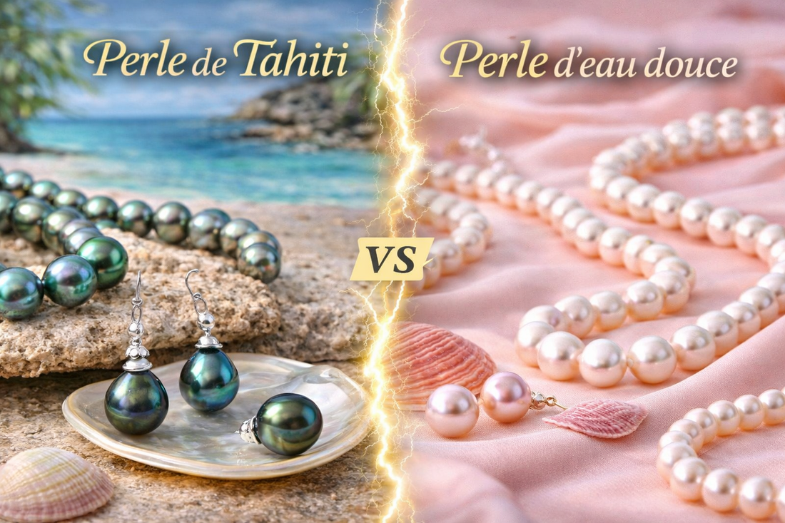 Perle de Tahiti vs perle d’eau douce : quelles différences ?