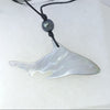 Collier en Cuir, Nacre et Perle de Tahiti Ronde C (A+)
