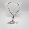 Collier en Cuir, Nacre et Perle de Tahiti Ronde C (A+)