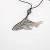 Collier en Cuir, Nacre et Perle de Tahiti Ronde C (A+)