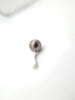 Pendentif en Argent et Perle de Tahiti Semi-Baroque C (A+)