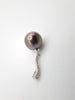 Pendentif en Argent et Perle de Tahiti Semi-Baroque C (A+)