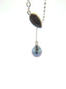 Collier en Argent avec Nacre et Perle de Tahiti Semi-Baroque B+ (AA+)
