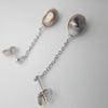 Boucles d'Oreilles en Argent et 2 Keishis de Tahiti - 1.3 gr