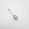 Pendentif en Argent et keishi de Tahiti