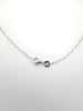 Collier en Argent et Perle de Tahiti Cerclée – Élégance Authentique
