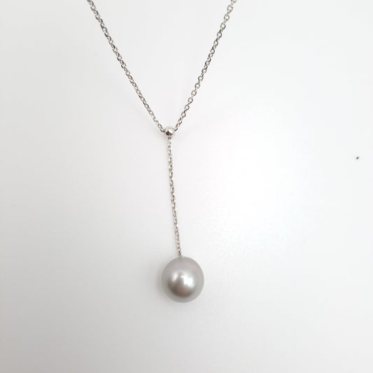 Collier en Argent et Perle de Tahiti - Simplicité et Authenticité