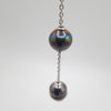 Collier en Argent et 3 Perles de Tahiti - Luxe Polynésien