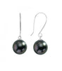 Boucle d'oreilles et perle noire de Tahiti