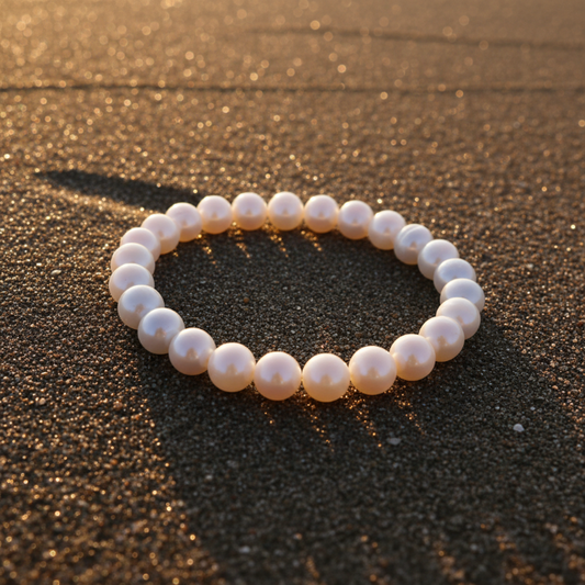 Bracelet perle d'eau douce 8mm