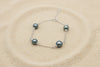 Bracelet perles de Tahiti - 4 perles de culture - HINAE