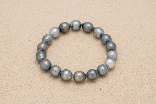Bracelet ou rang de perle de Tahiti 20 perles