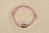 Bracelet enfant rose avec perle de Tahiti