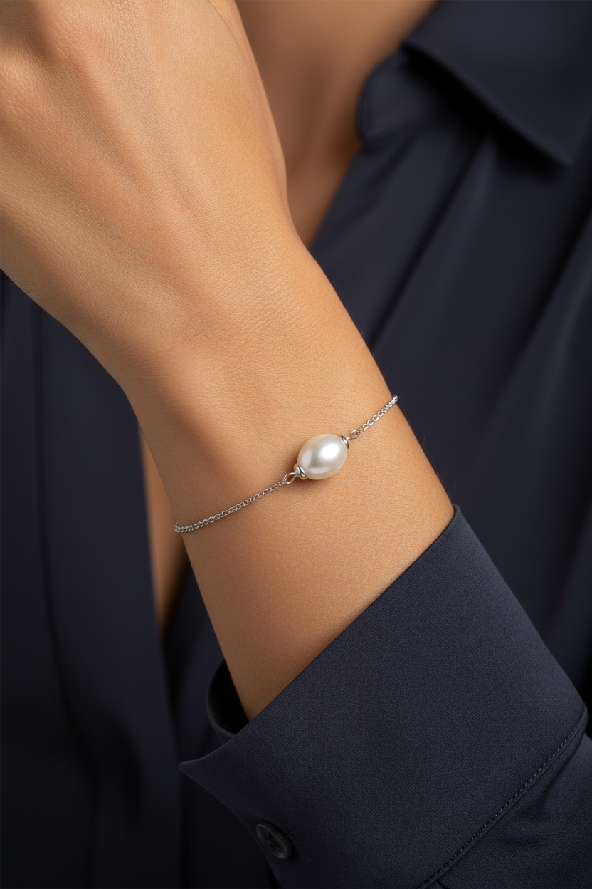 Bracelet perle d’eau douce poire - LIAN