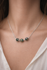 Collier Perles de Tahiti - 3 Perles de culture - Collier Argent - TAKOIA PERLES