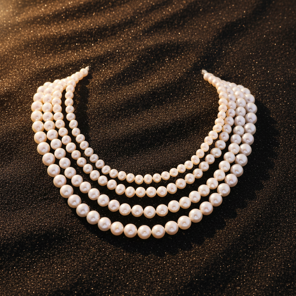 Collier perle d'eau douce de plusieurs tailles