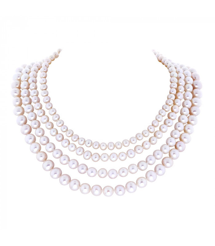Collier perle d'eau douce de plusieurs tailles