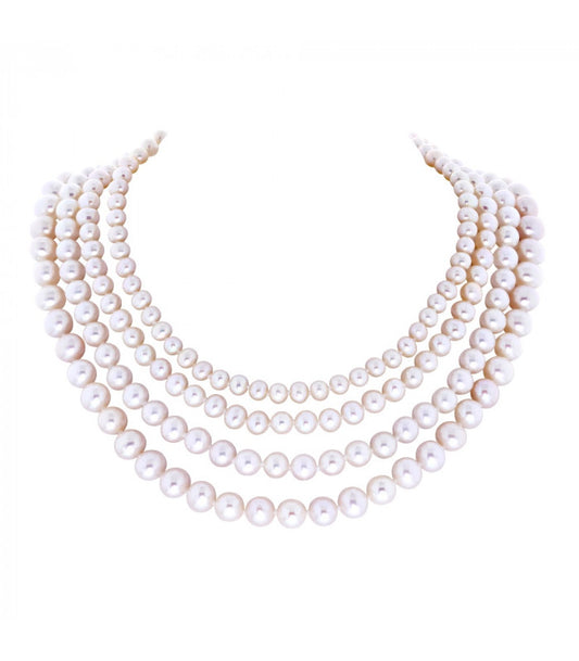 Collier perle d'eau douce de plusieurs tailles