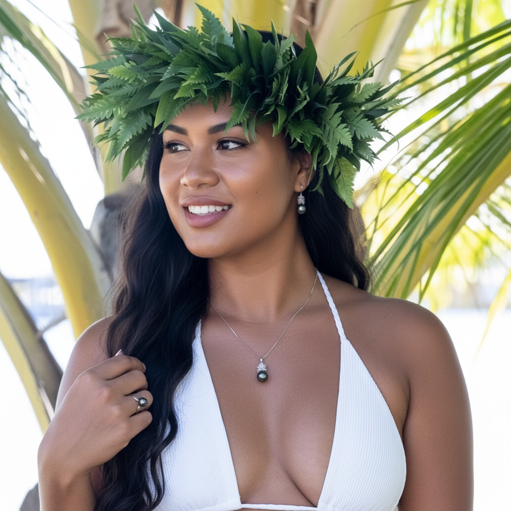 Parure en Argent 925 et Perles de Tahiti - ANANI