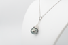 Pendentif en argent et perle de Tahiti 