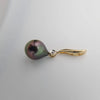 Pendentif en Or 14K + 1 Diamant et Perle de Tahiti Semi-Baroque A (AAA) TAKOIA PERLES