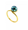 Bague en OR avec Perle de Tahiti TAKOIA PERLES