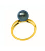 TAHUA - Bague en OR avec perle de Tahiti Ronde