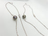 Silver Necklace with Circled Tahitian Pearl – Authentic Elegance